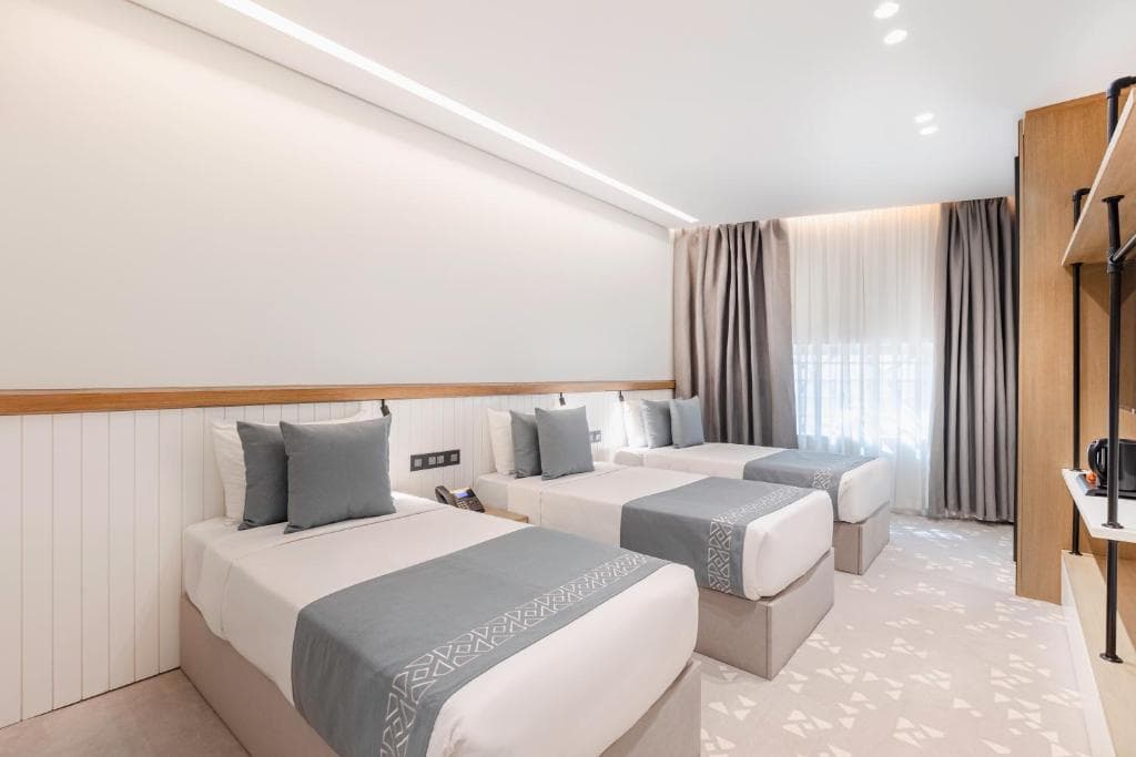 Chambre triple de l'Assaafa Hotel à Médine
